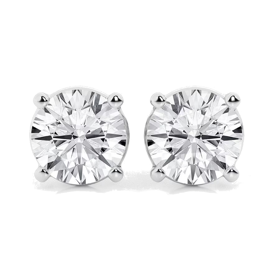 Boucles d'oreilles puces diamant VossAgin