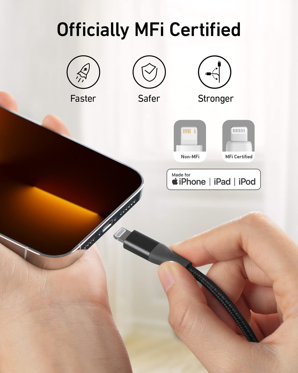 Anker - Anker 551 Lightning Cable - View 3