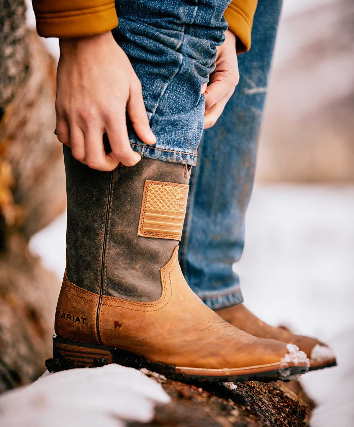 Bottes western Ariat Hybrid Patriot pour homme