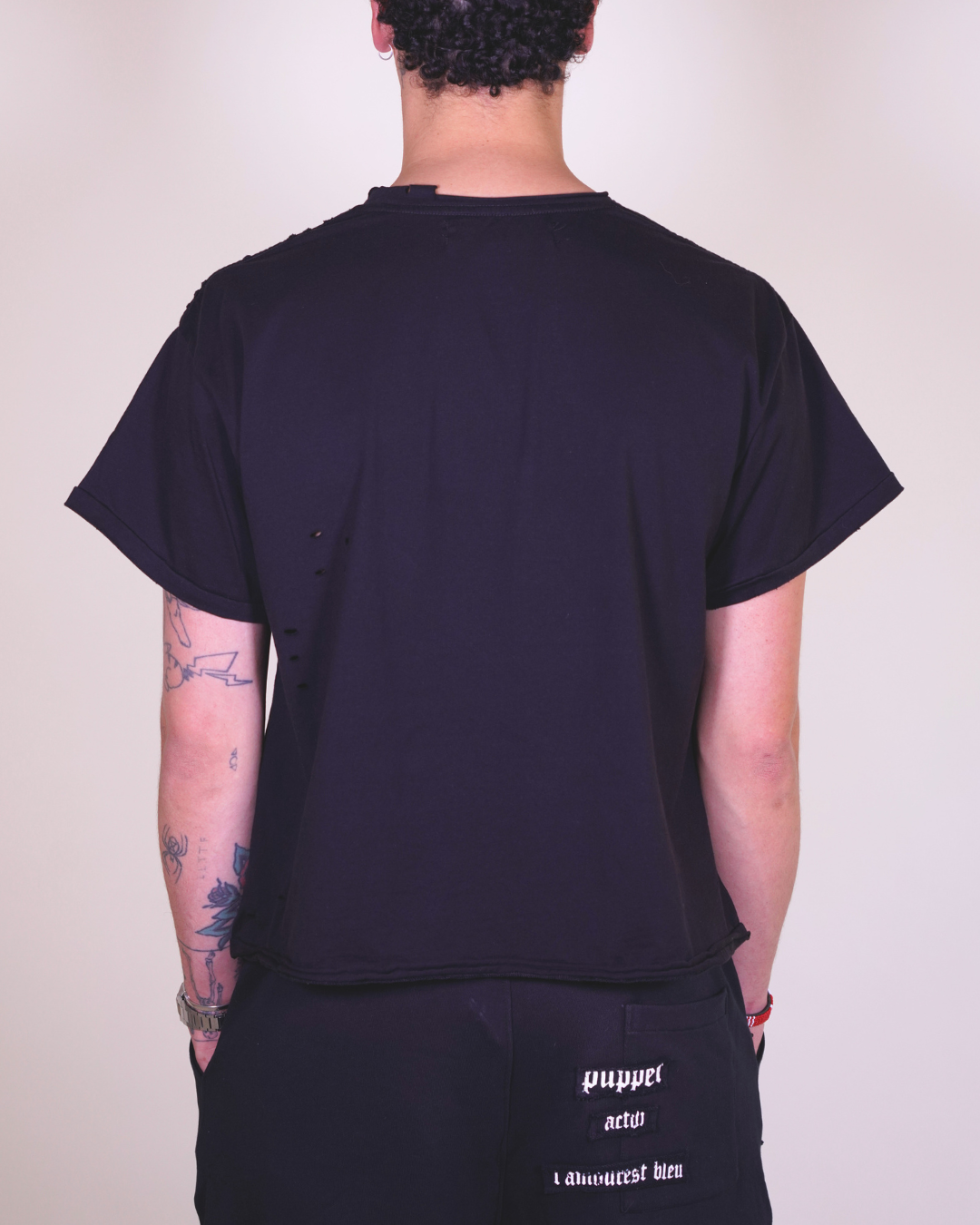 Puppet Technologies Punk T-Shirt Vintage Waschung Baumwolle