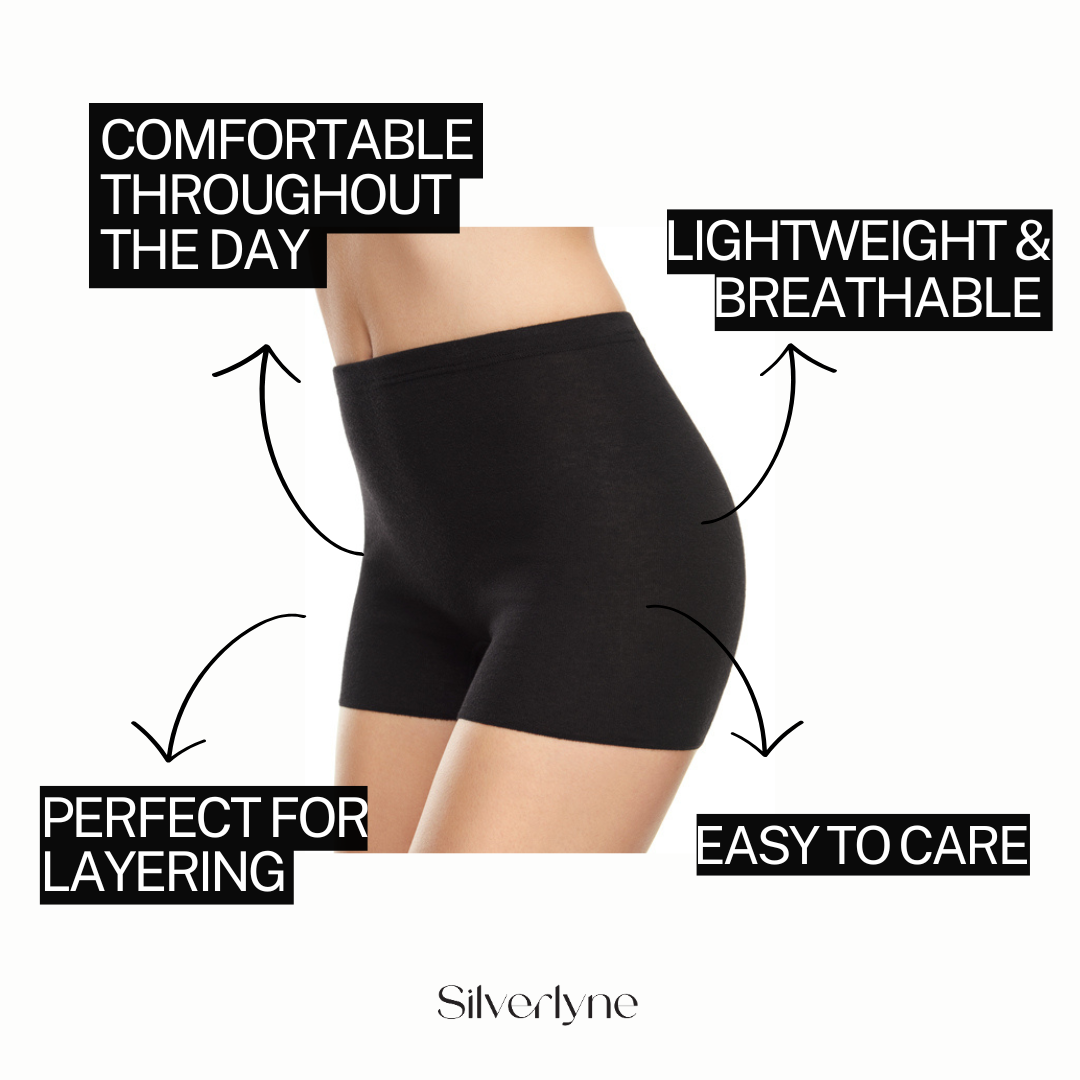 Shorts de couche de base Silverlyne