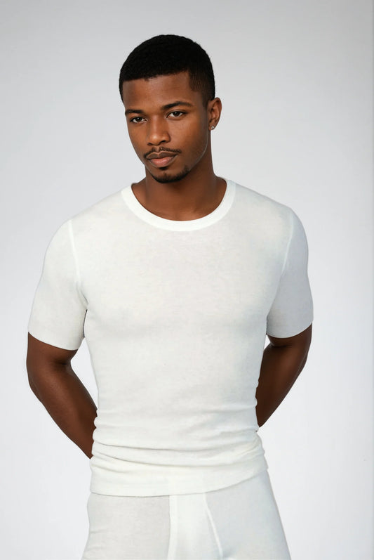Silverlyne Men's Angora and Wool Base Layer Shirt