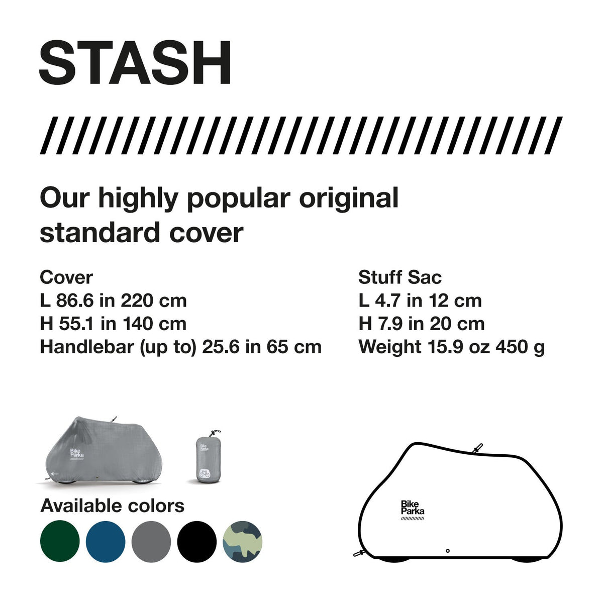 Funda para bicicleta Zeitbike Stash