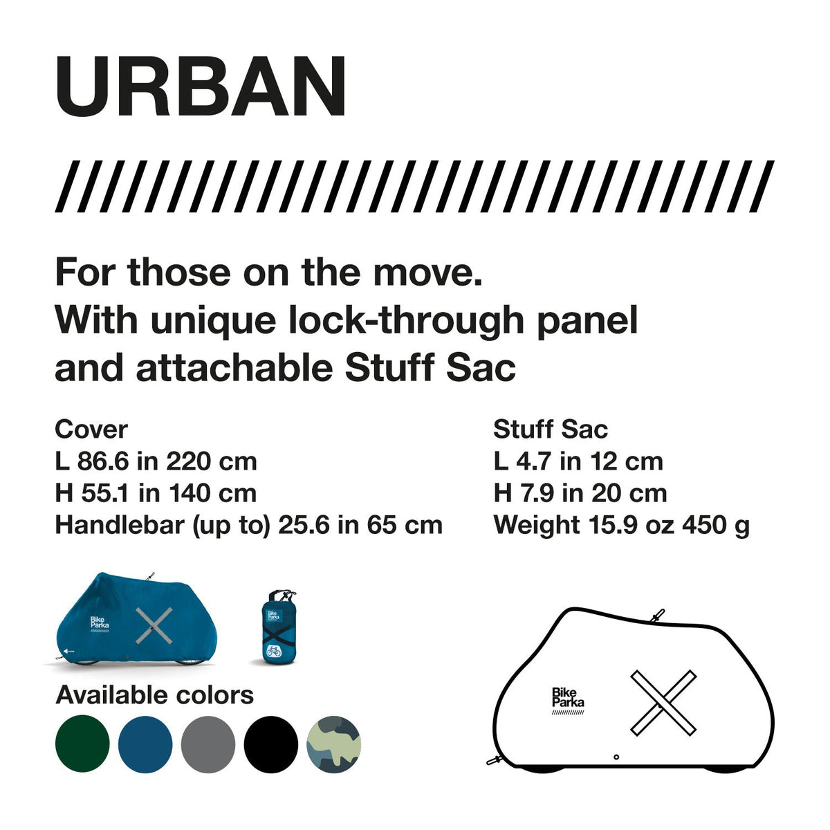 Zeitbike Urban Bicycle Cover