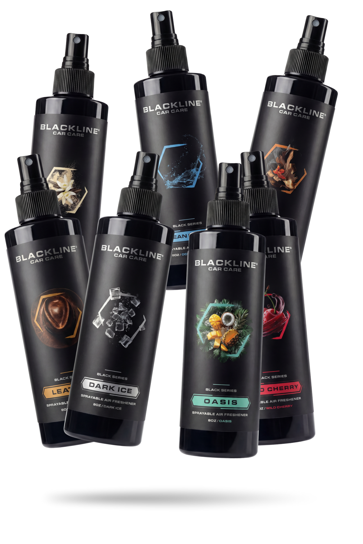 Blackline Car Care - BLACKLINE®  8oz AIR FRESHENER - Single - Complete Variety Pack