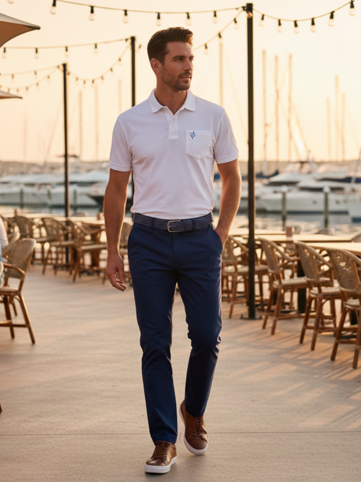 White Water Life Charleston Performance Polo Shirt