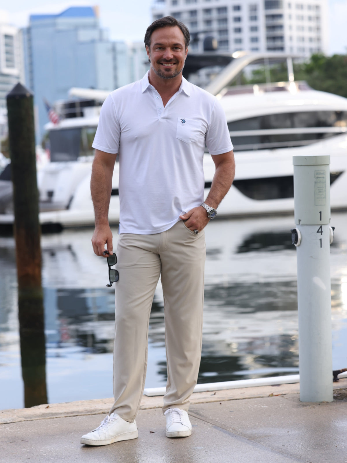 White Water Life Charleston Performance Polo Shirt