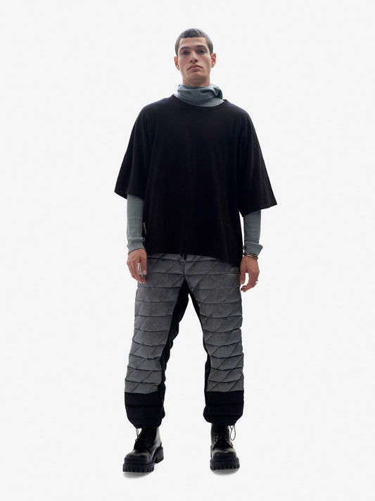 Pantalón de sudadera híbrido de plumón Holden Outerwear en gris pizarra
