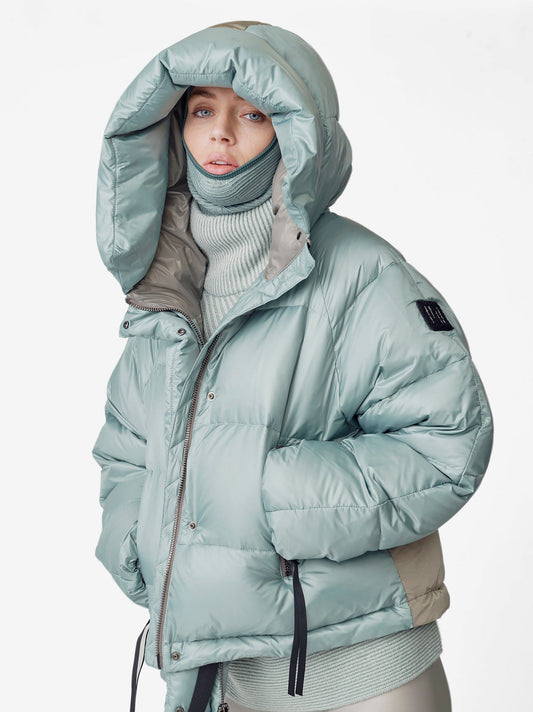 Chaqueta corta de plumón Holden Outerwear en gris pizarra