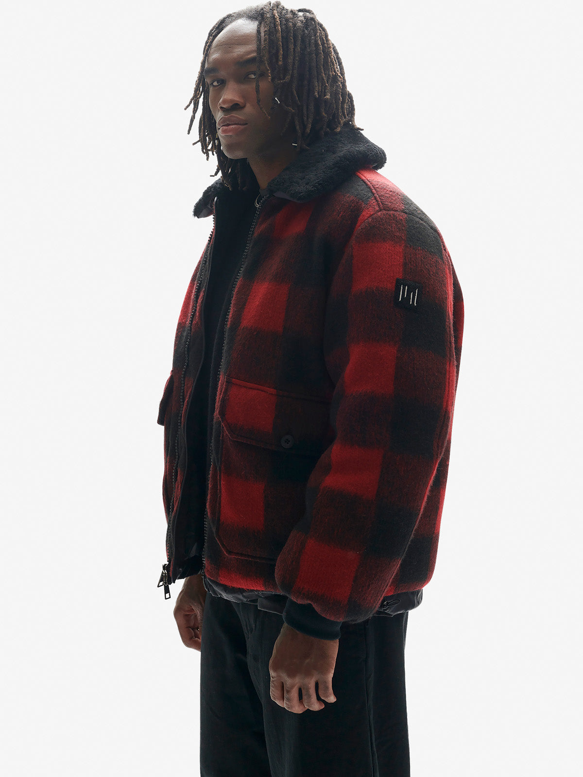 Chaqueta Holden Outerwear Down Field - Cuadros Rojo/Negro