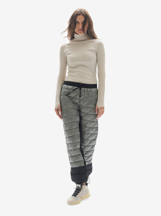 Pantalones de sudadera híbridos de plumón Holden Outerwear en gris pizarra