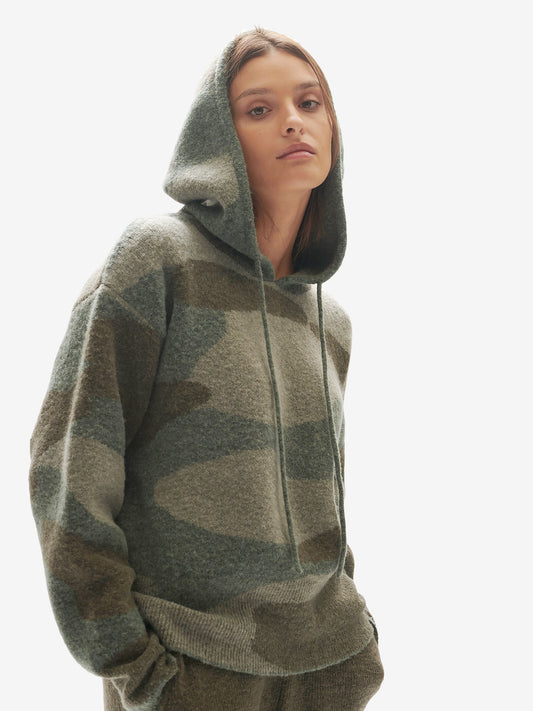 Sudadera con capucha Holden Outerwear Chalet en camuflaje verde