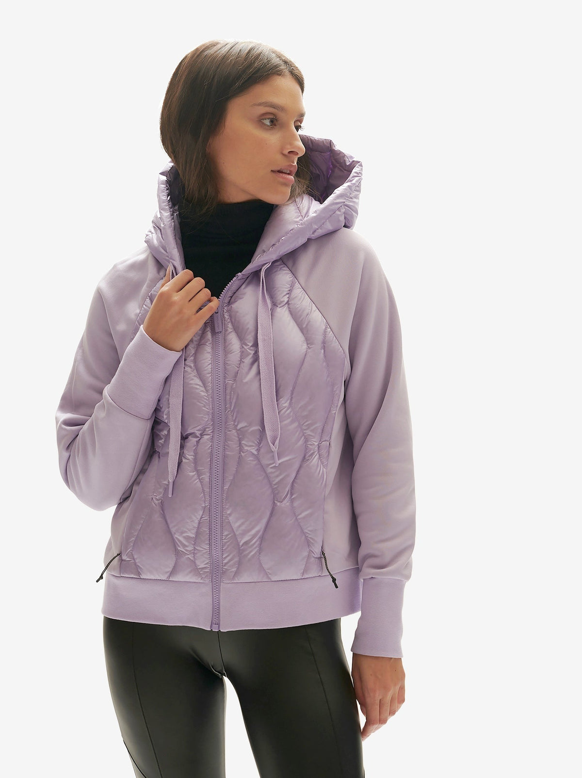 Sudadera con cierre y plumón Holden Outerwear - Lavanda