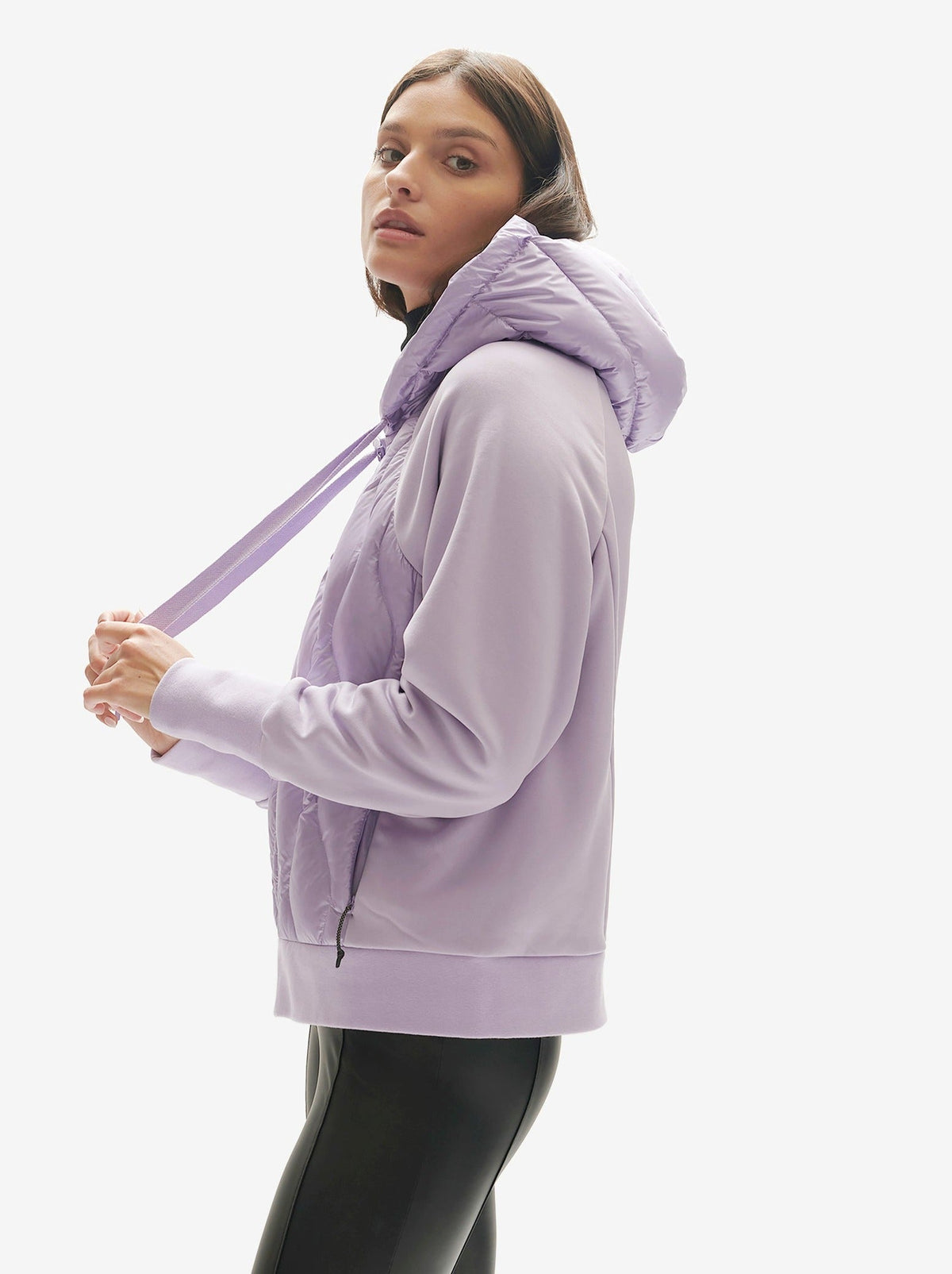 Sudadera con cierre y plumón Holden Outerwear - Lavanda