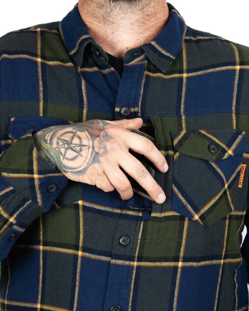 Camisa de franela Destroyer de Off The Grid Surplus