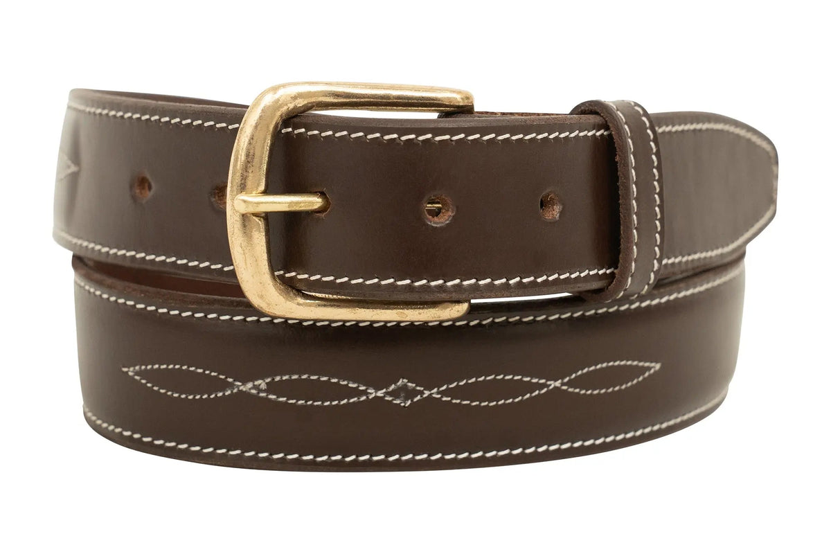 Ceinture à surpiqûres fantaisie Huntley Equestrian