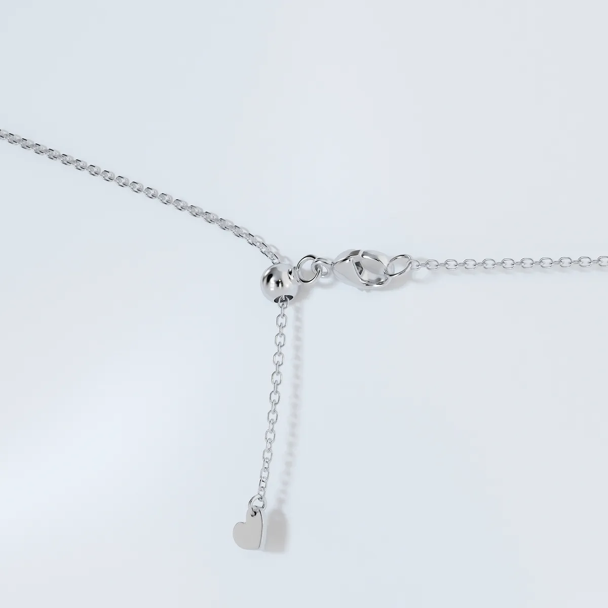 VossAgin - 3.00 CTW Floating Heart Shape Lab Grown Diamond Solitaire Pendant Necklace F/G VS1 AGI Certified in 14K White or Yellow Gold - White Gold