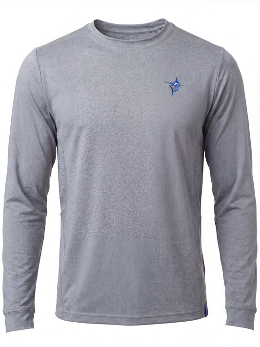 Grander Performance Tee — Dockside Grey remaster