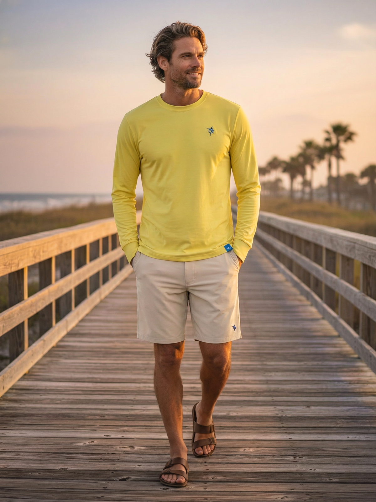 White Water Life Dockside Performance Long Sleeve Shirt