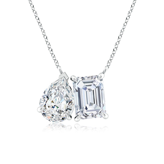 VossAgin Diamond Two-Stone Pendant