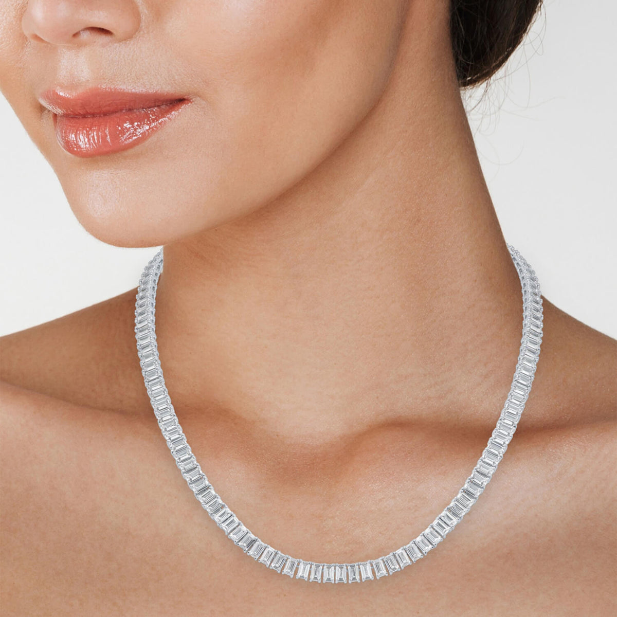 Collier tennis en moissanite VossAgin