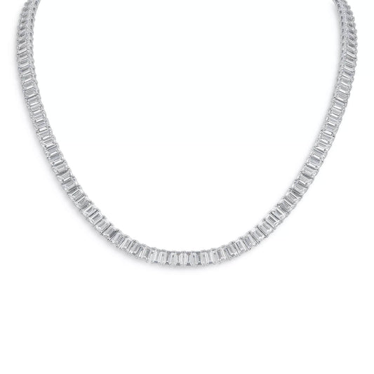 VossAgin Moissanite Tennis Necklace