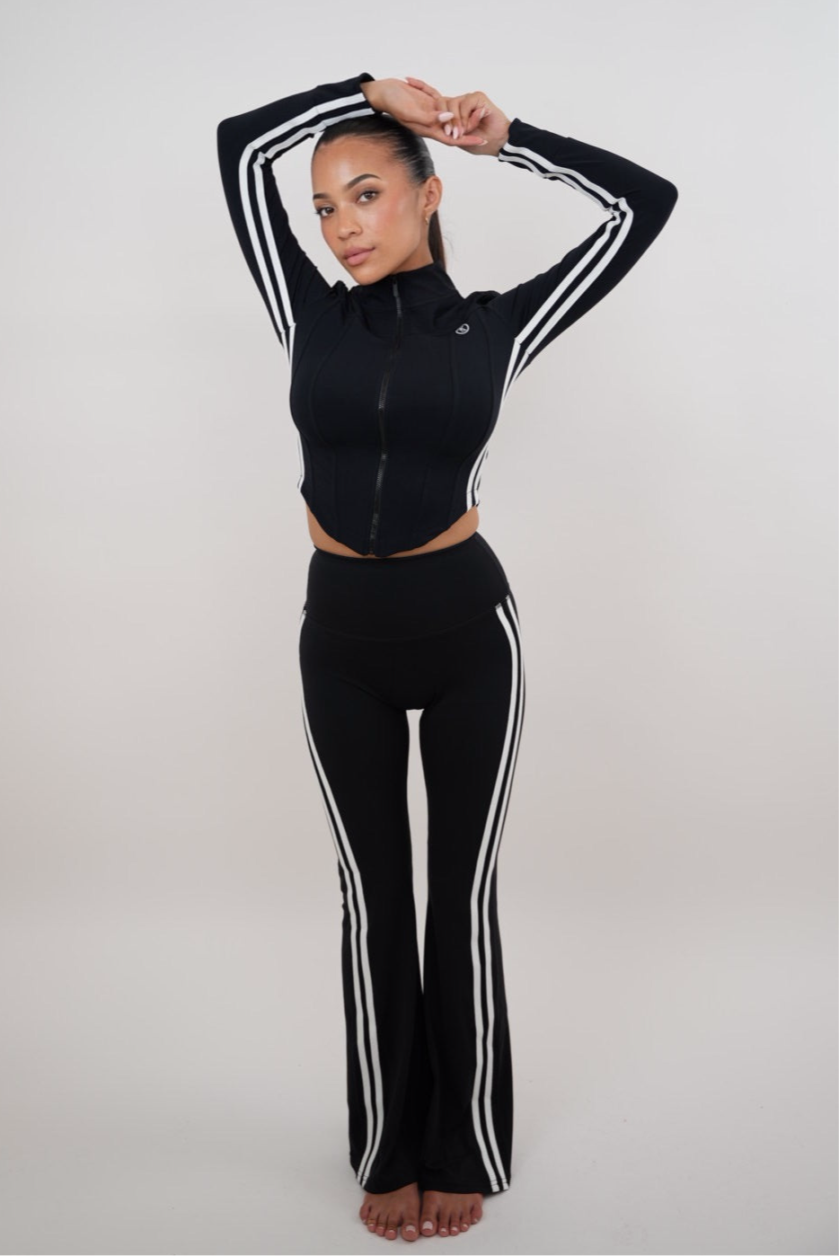 Kimith Women's I Am Motivated Flare Pants