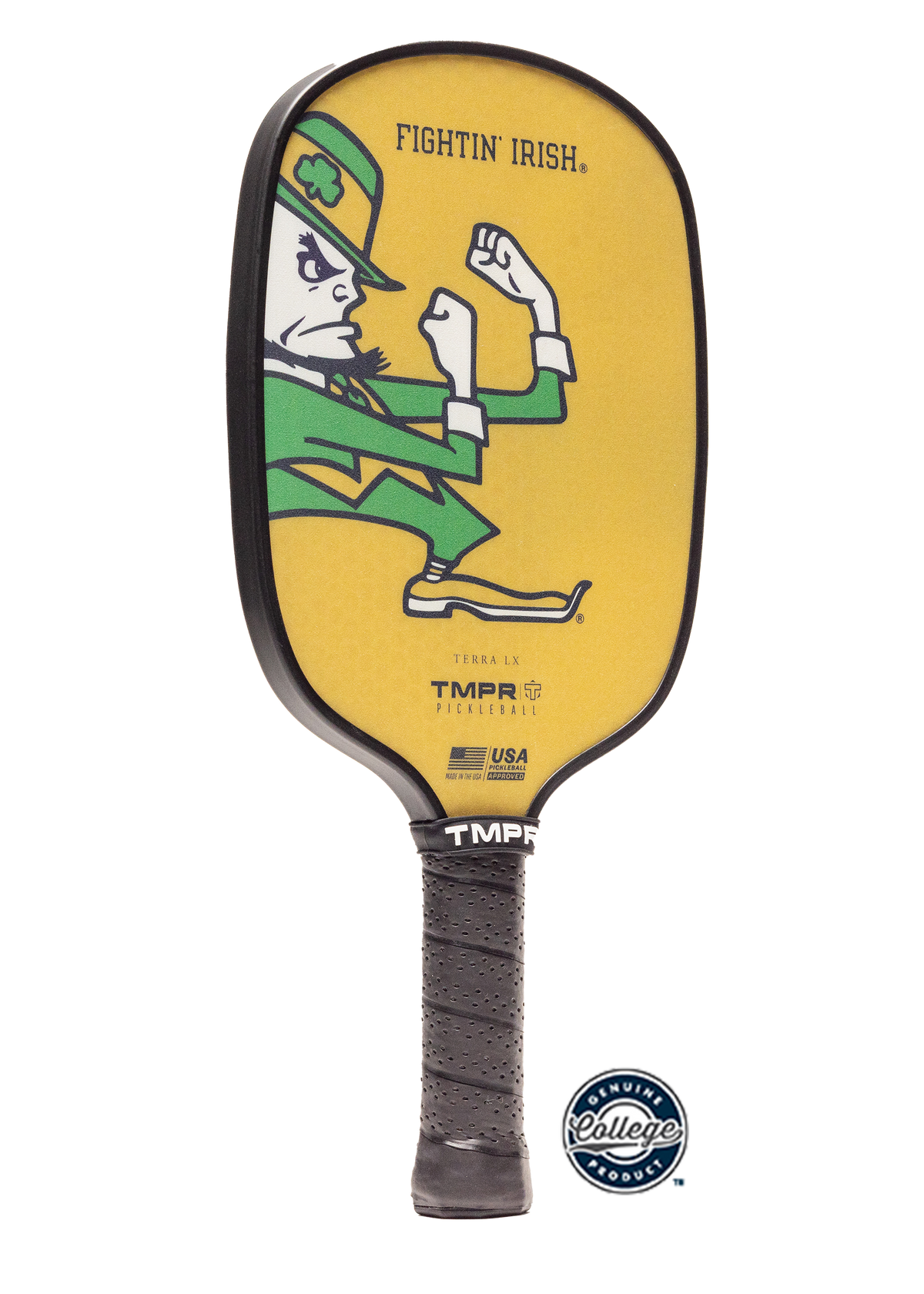 Tmpr Sports Terra Lx Fightin' Irish Pickleball Paddle