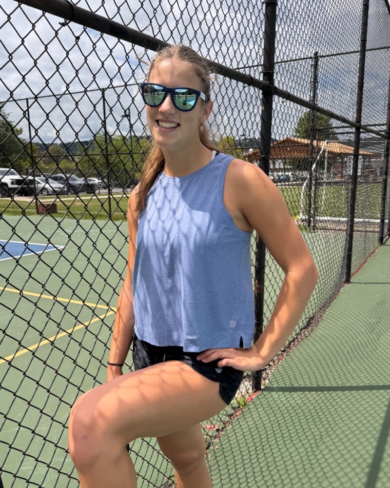 Goal Five Boxy Crop Tank Performance Sport-Top