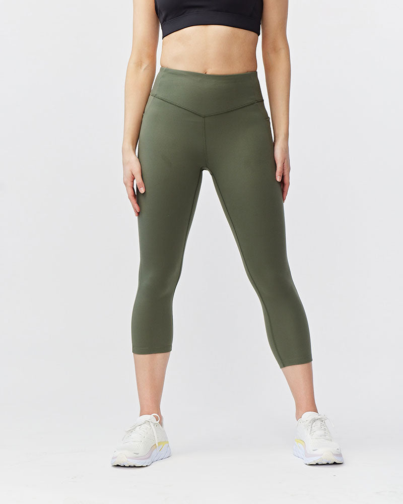 Goal Five Go Again Women's Cropped Leggings 21 Inch