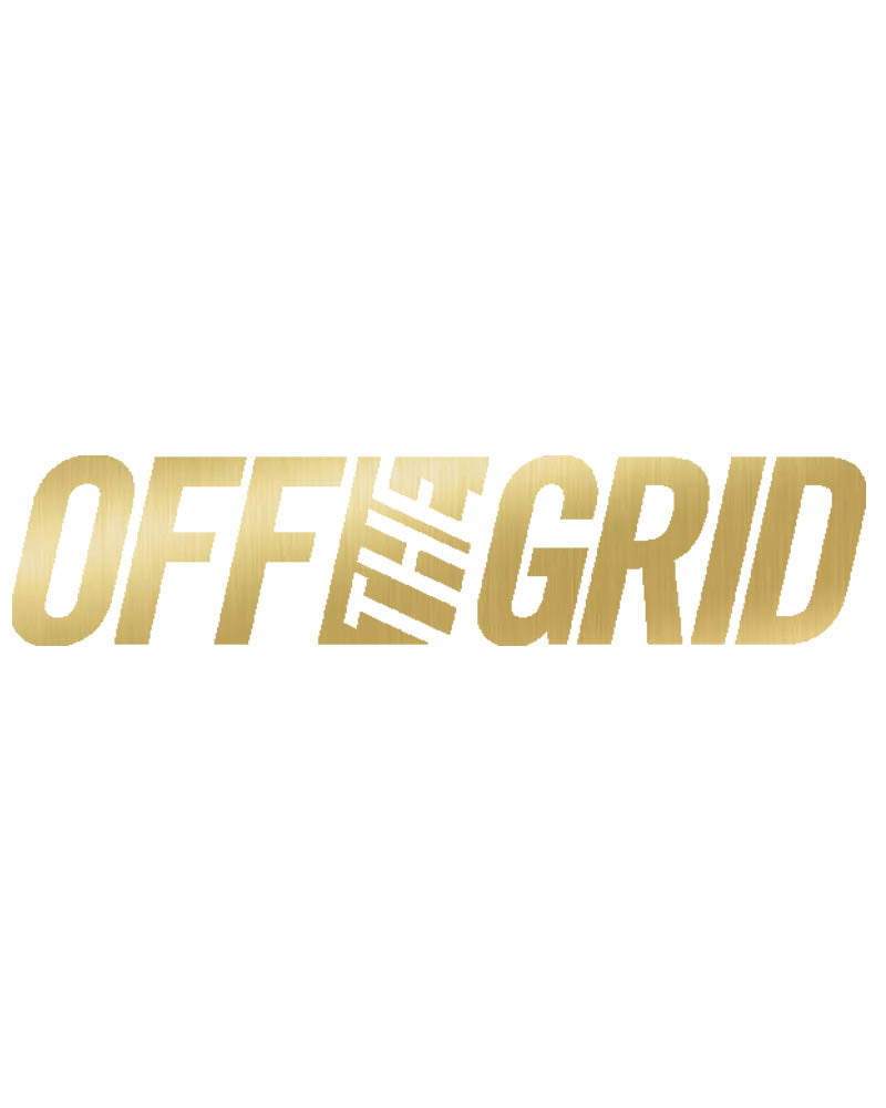 Off The Grid Surplus - OFF THE GRID Solid Logo Decal - 7 Colors - Gold - ONE