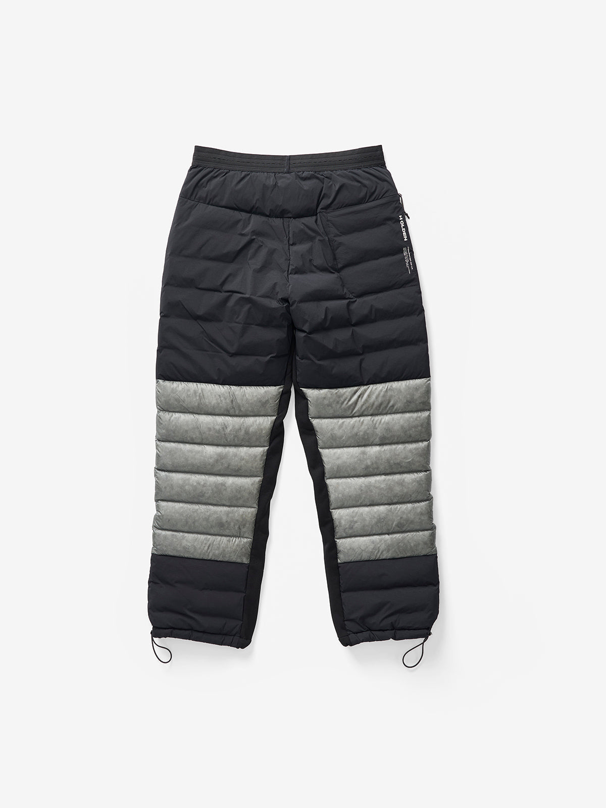 Holden Outerwear Hybrid Daunen-Jogginghose in Schiefergrau