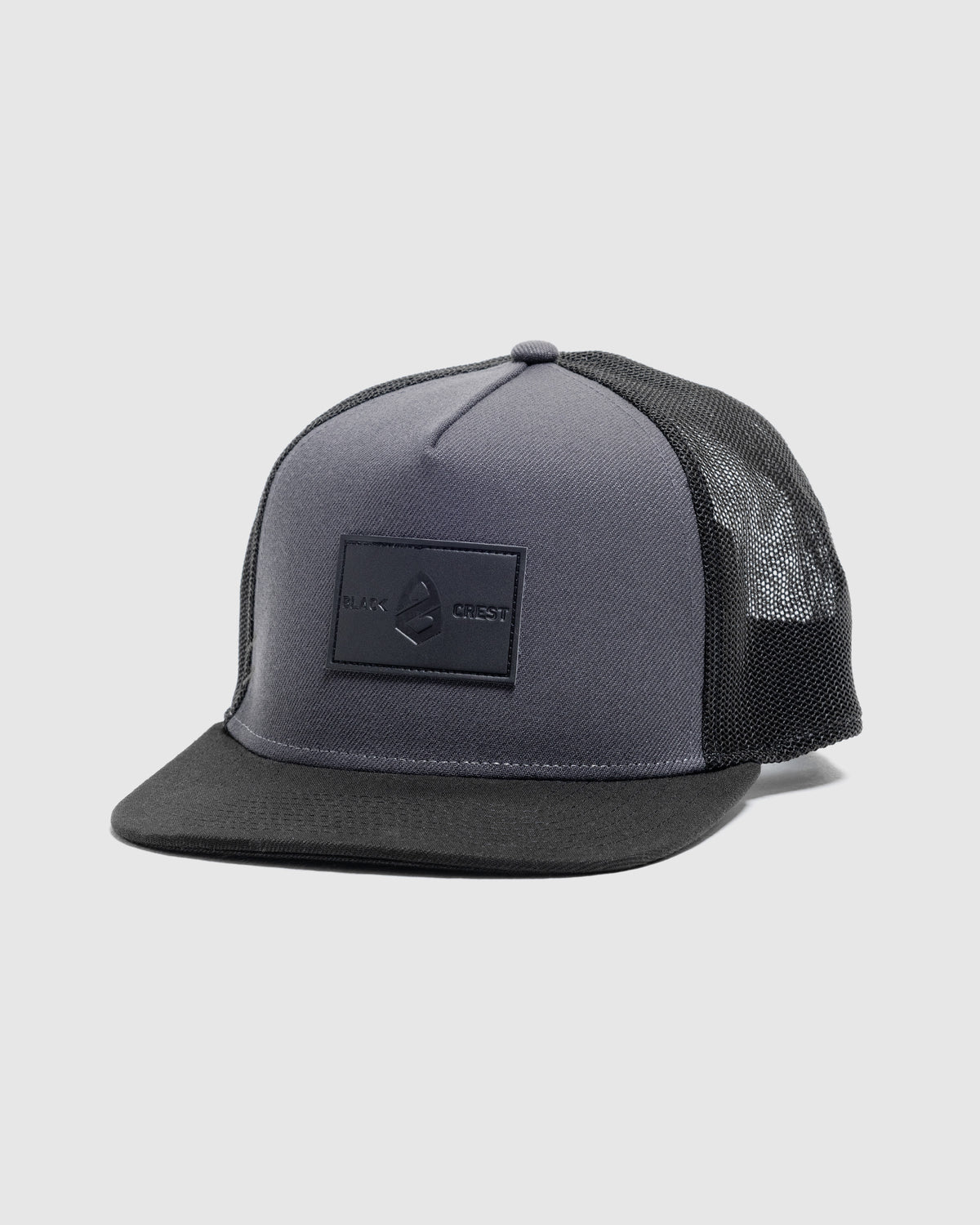 Black Crest - Black Crest Leather Patch Trucker Hat