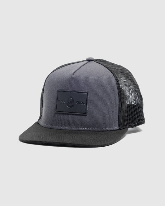 Black Crest - Black Crest Leather Patch Trucker Hat