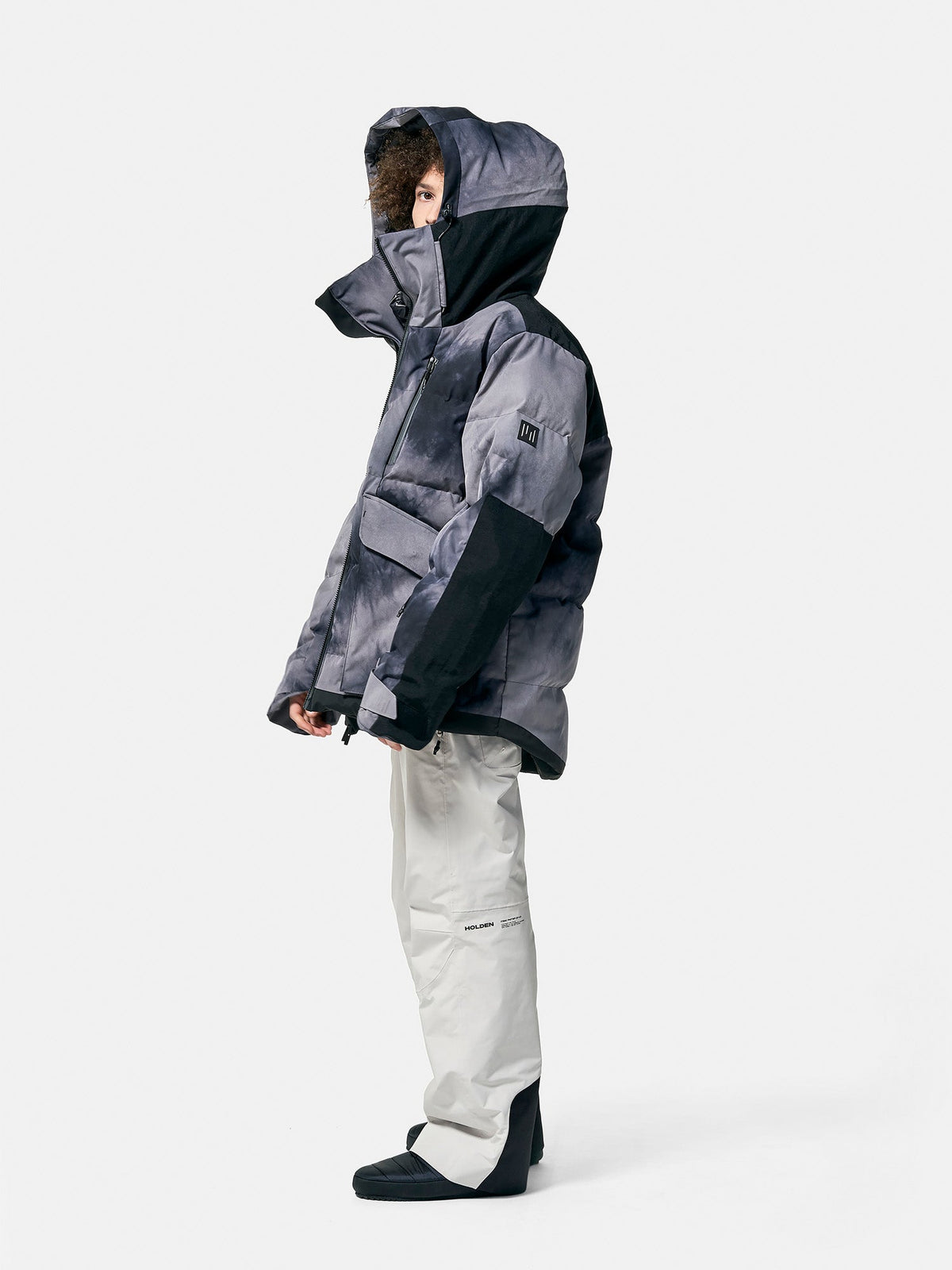 Holden Outerwear Peak Daunenparka - Haze Dye