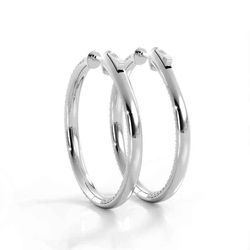 VossAgin Triple Row Hoop Earrings