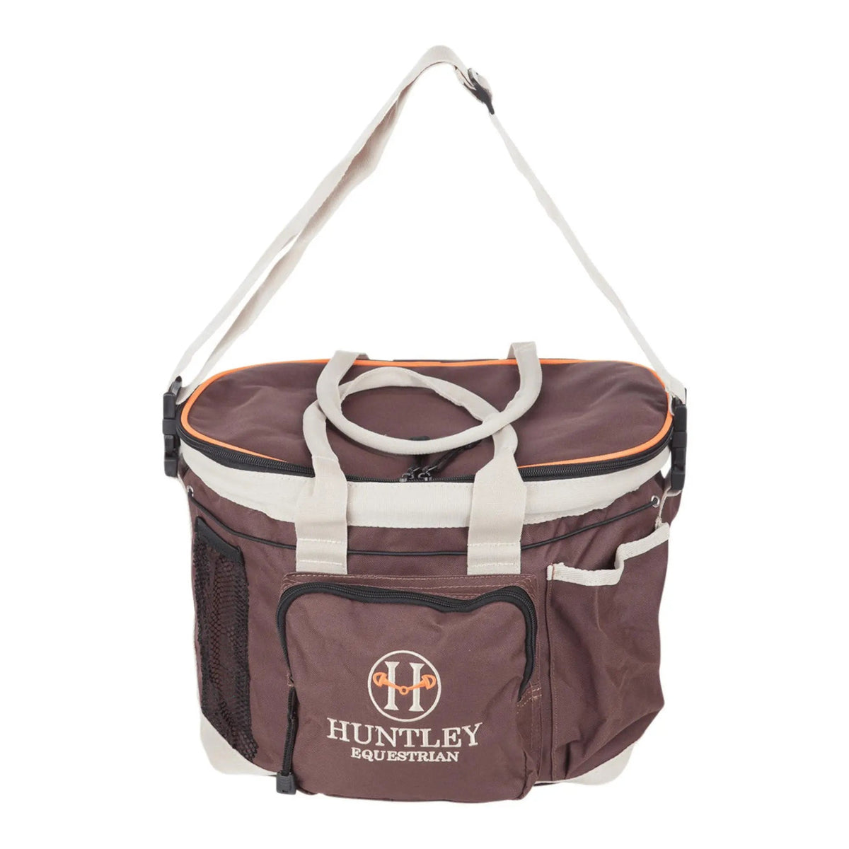 Huntley Equestrian - Huntley Equestrian Deluxe Grooming Bag, Brown - Brown