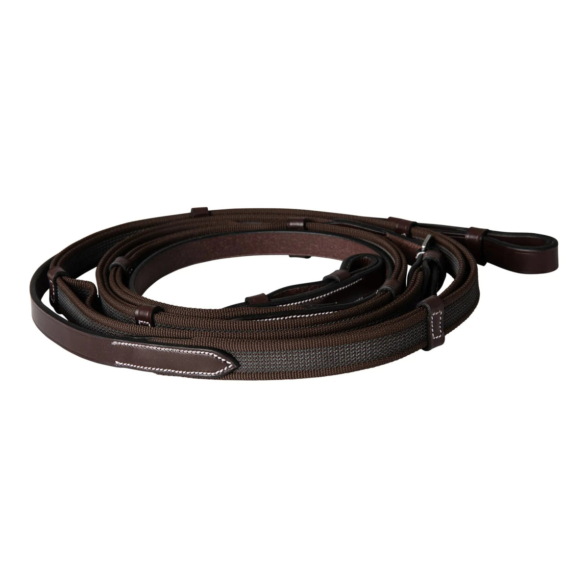 Huntley Equestrian - Huntley Equestrian Double Layer Web Grip Reins - Full