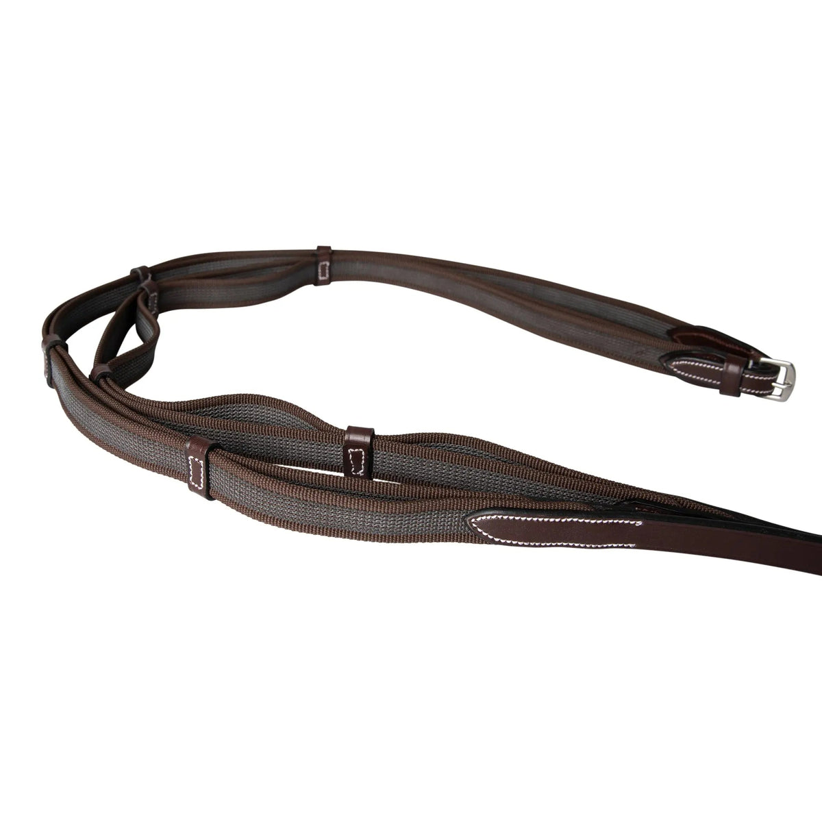 Huntley Equestrian - Huntley Equestrian Double Layer Web Grip Reins - Full