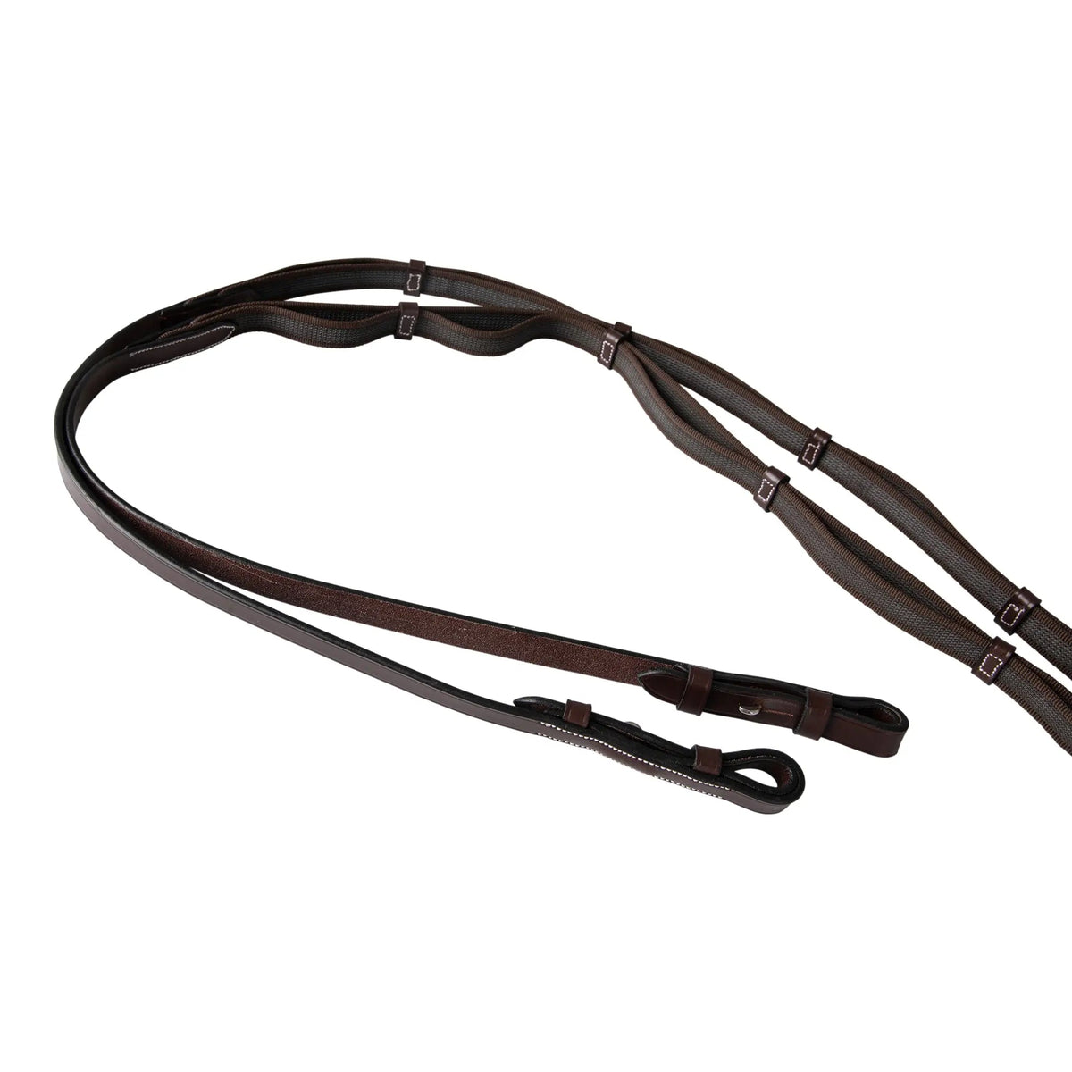 Huntley Equestrian - Huntley Equestrian Double Layer Web Grip Reins - Full