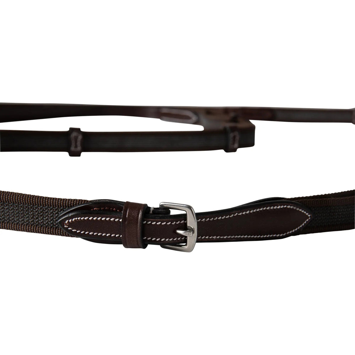 Huntley Equestrian - Huntley Equestrian Double Layer Web Grip Reins - Full