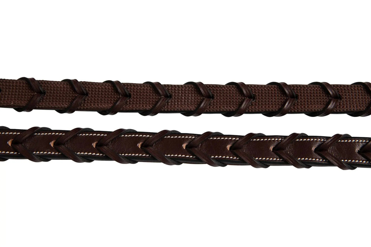 Huntley Equestrian Fancy Stitched Laced Reins