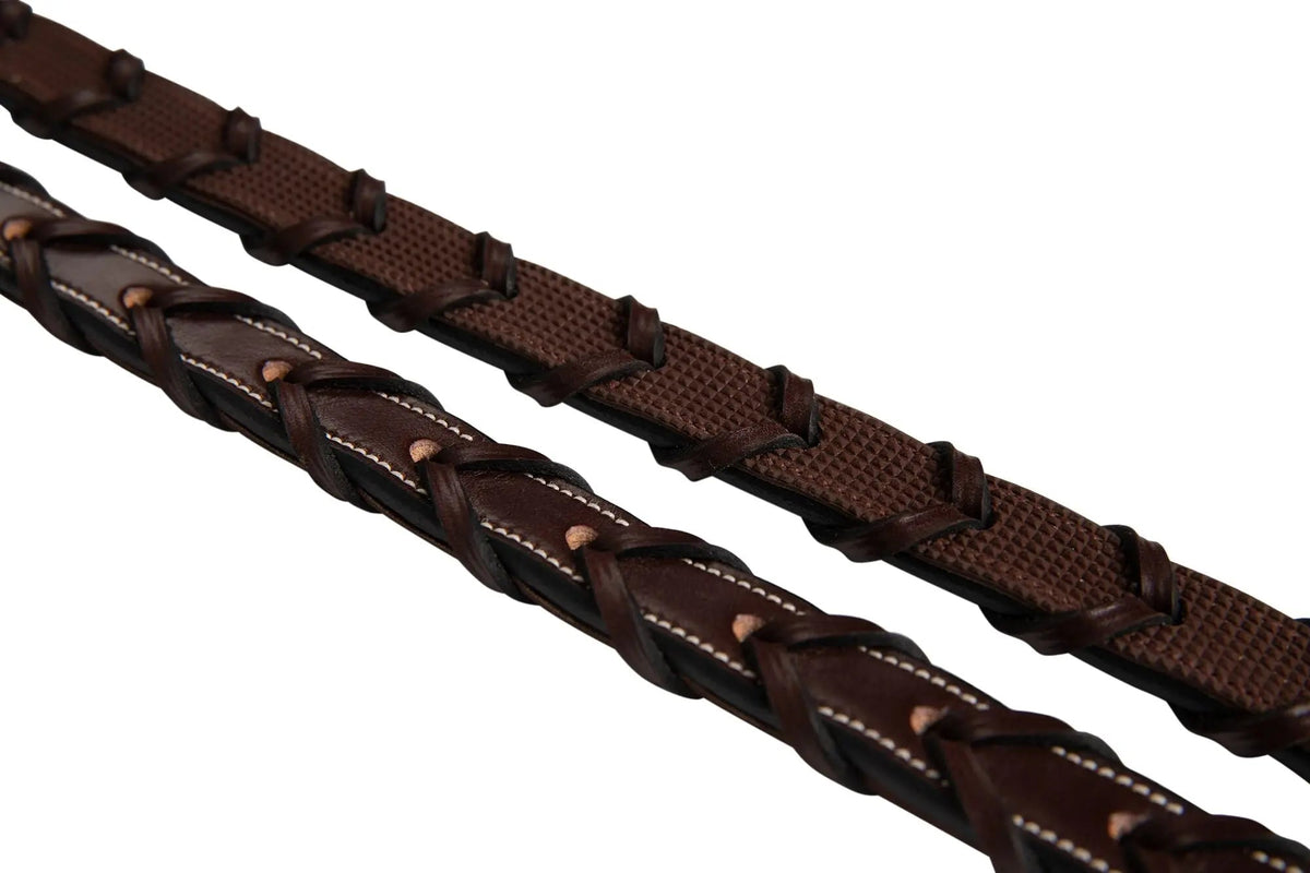 Huntley Equestrian Fancy Stitched Laced Reins