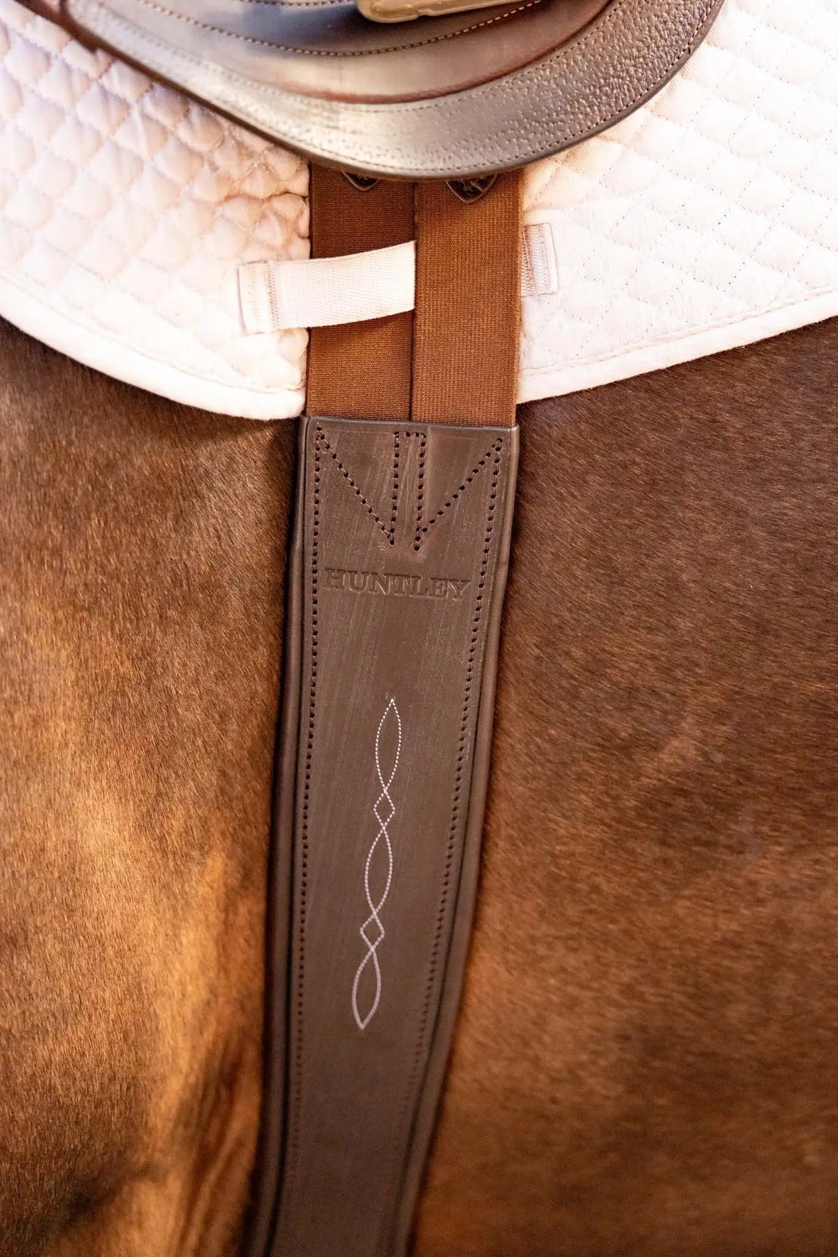 Huntley Equestrian Sedgwick Kurzgurt mit Ziernaht