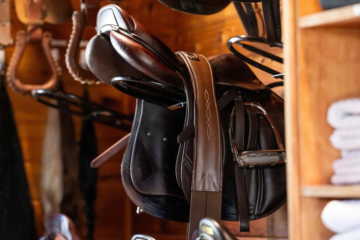 Huntley Equestrian Sedgwick Kurzgurt mit Ziernaht