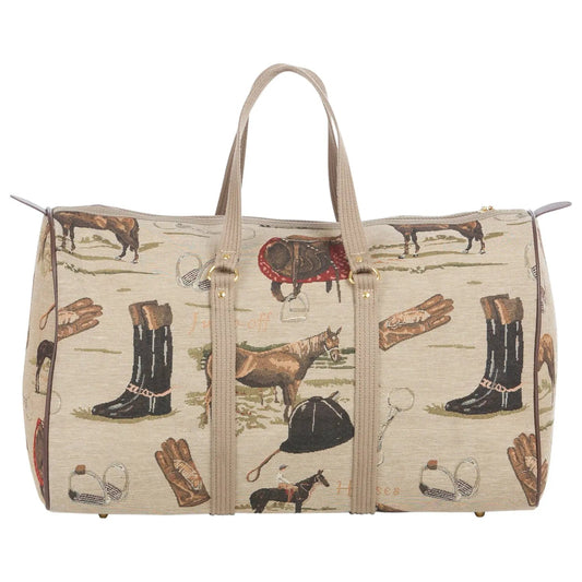 Huntley Equestrian - Huntley Equestrian Tapestry Duffle Bag-English Design - English Design