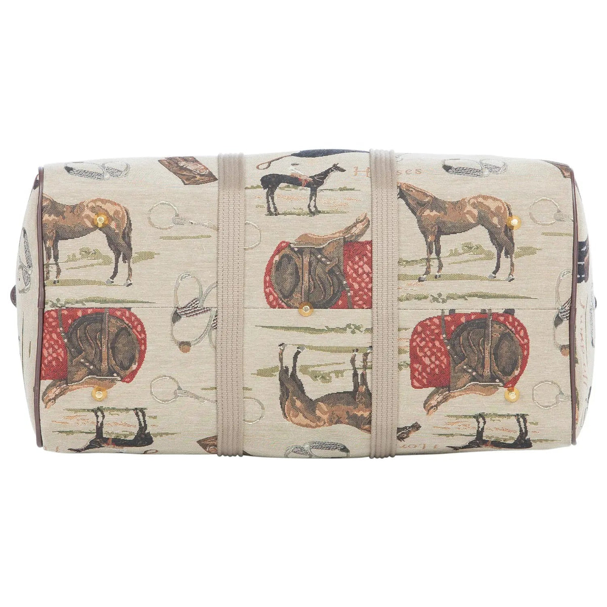 Huntley Equestrian - Huntley Equestrian Tapestry Duffle Bag-English Design - English Design - View 5