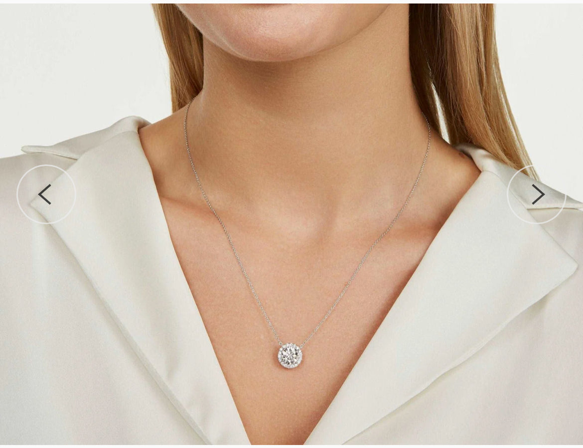 Pendentif Halo Diamant VossAgin