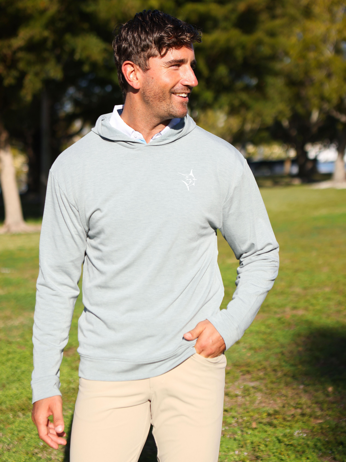 White Water Life Jetty Leichter Performance-Hoodie