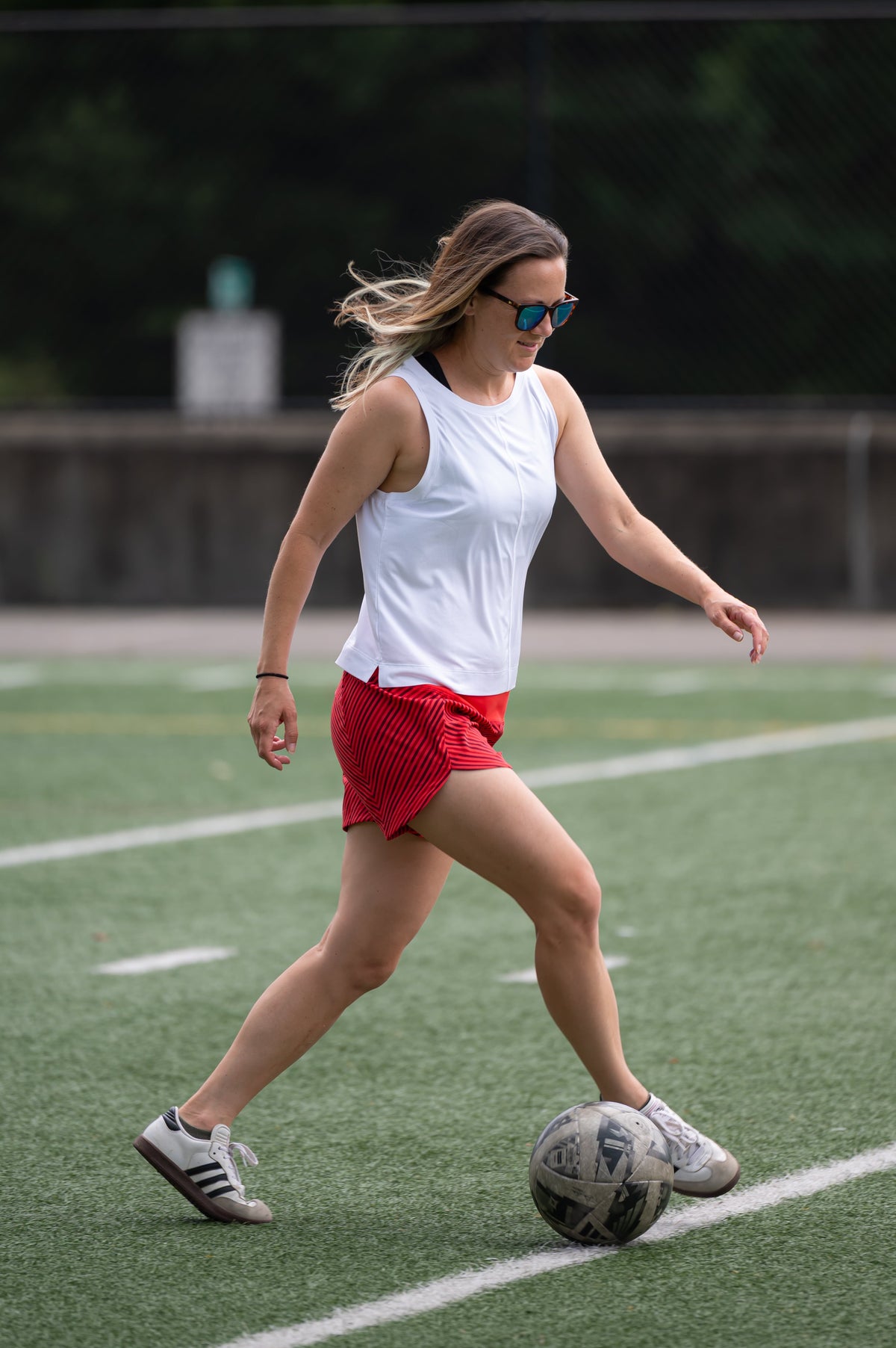 Goal Five Boxy Crop Tank Performance Sport-Top